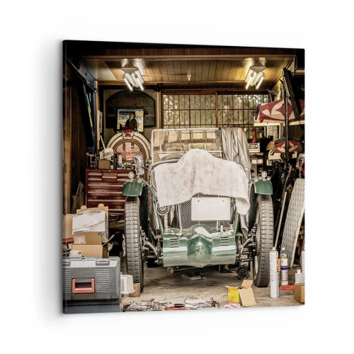 Canvastavla - Bild på duk - Tillbaka till det förflutna - 50x50 cm