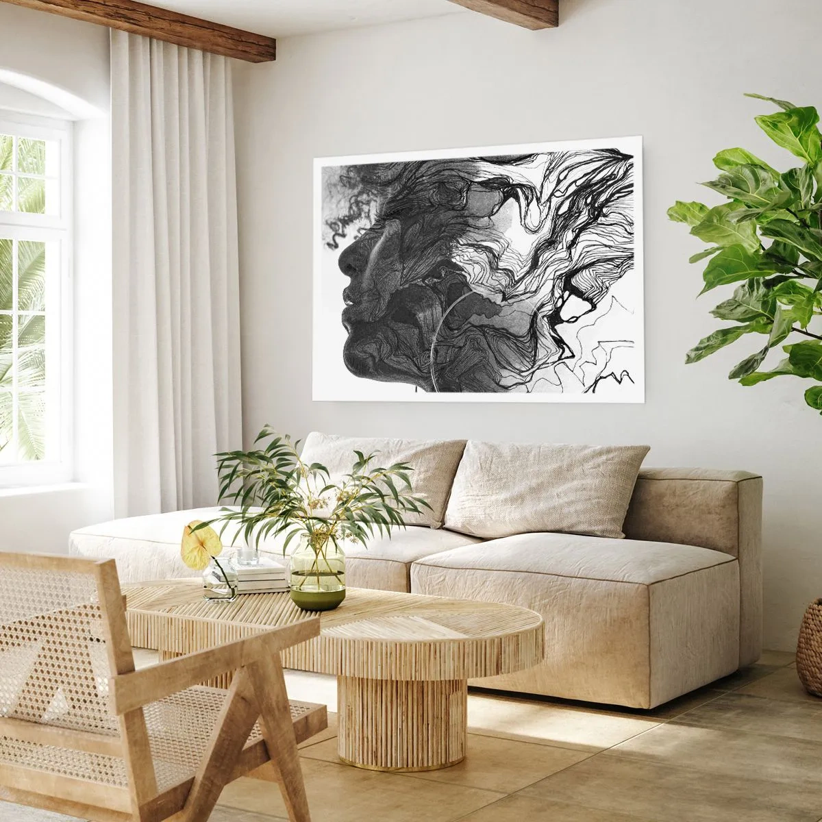 Affisch - Tilltrasslad i drömmarna - 91x61 cm