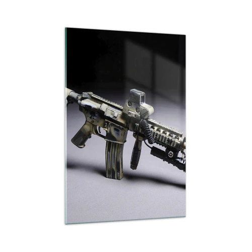 Glastavla - Bild på glas - Alltid farlig - 70x100 cm