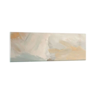 Glastavla - Bild på glas - Abstraktion - ett land av mildhet - 90x30 cm