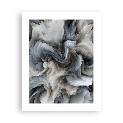 Affisch - Sten och blomma - 40x50 cm