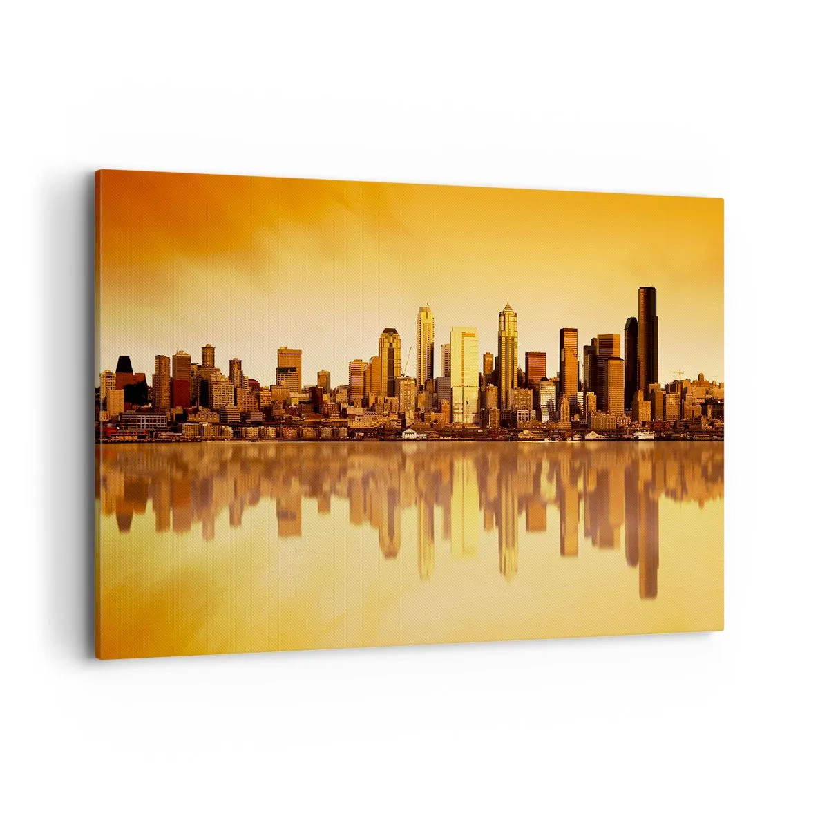 Canvastavla - Bild på duk - Metropolens tystnad - 100x70 cm