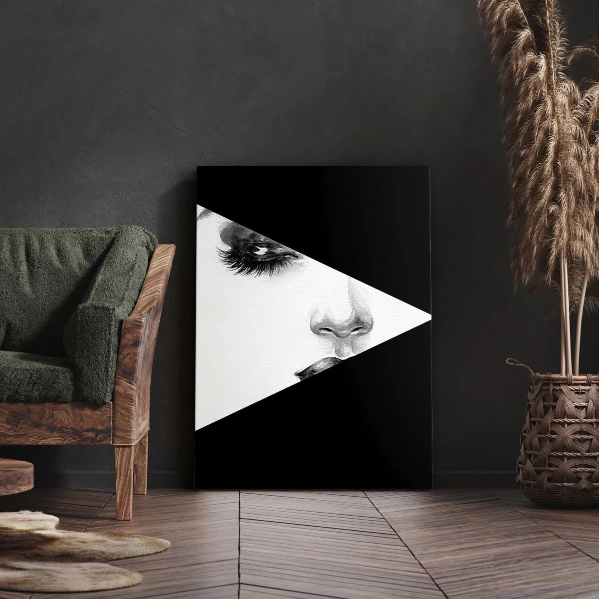 Canvastavla - Bild på duk - Alltid oupptäckt - 70x100 cm