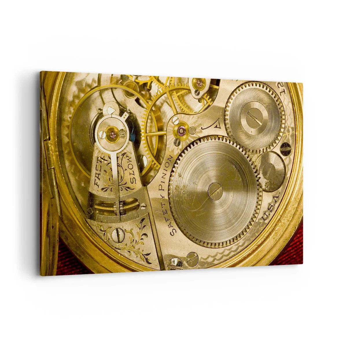 Canvastavla - Bild på duk - Gå med tidens anda - 120x80 cm