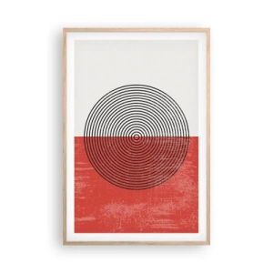 Affisch i ram av ljusek - Mitt i prick - 61x91 cm