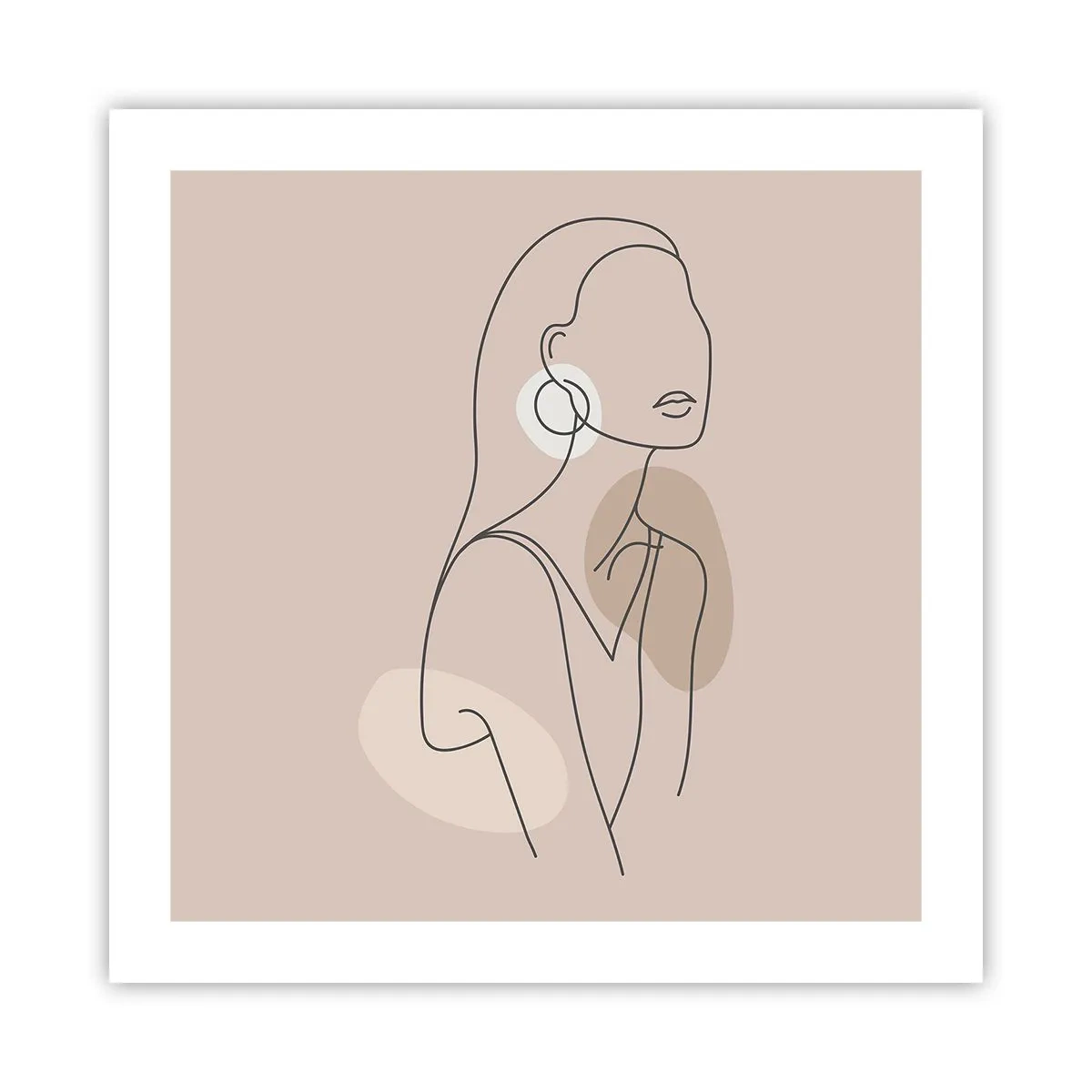 Affisch - Flickaktighetens ikon - 50x50 cm