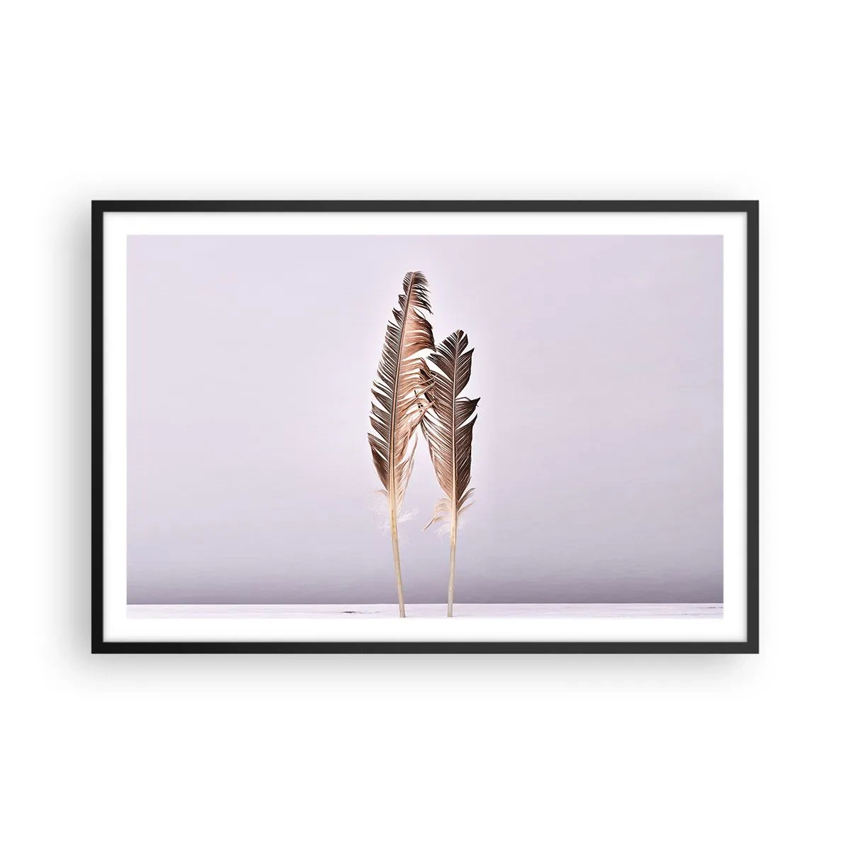 Affisch i svart ram - Mot intet - 91x61 cm