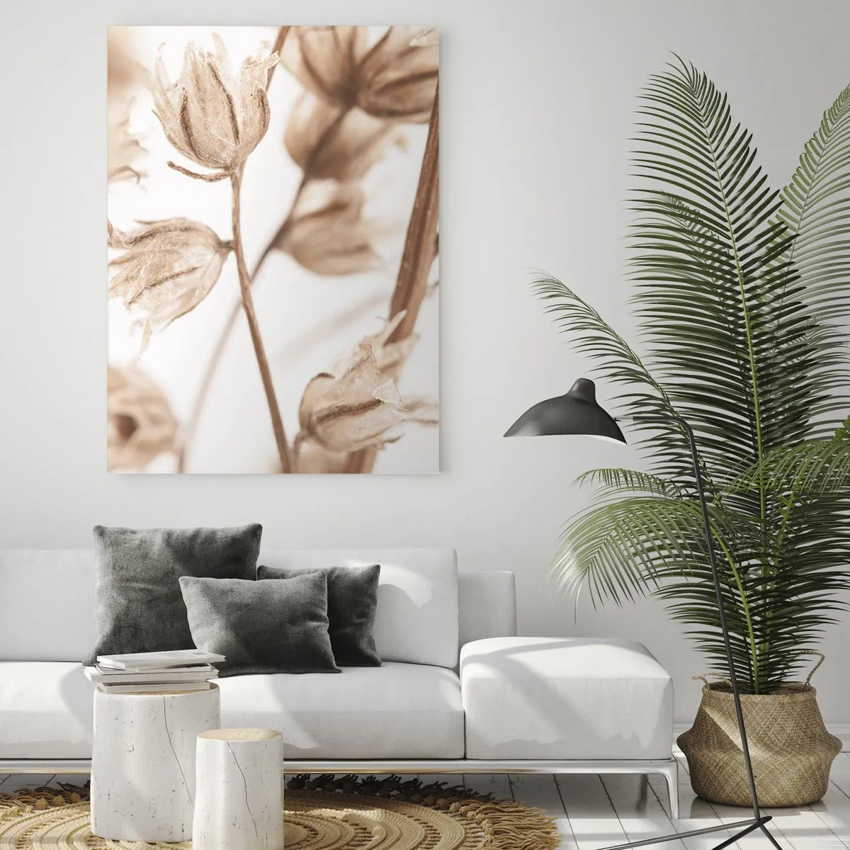 Glastavla - Bild på glas - De kallar för slutet av sommaren - 80x120 cm