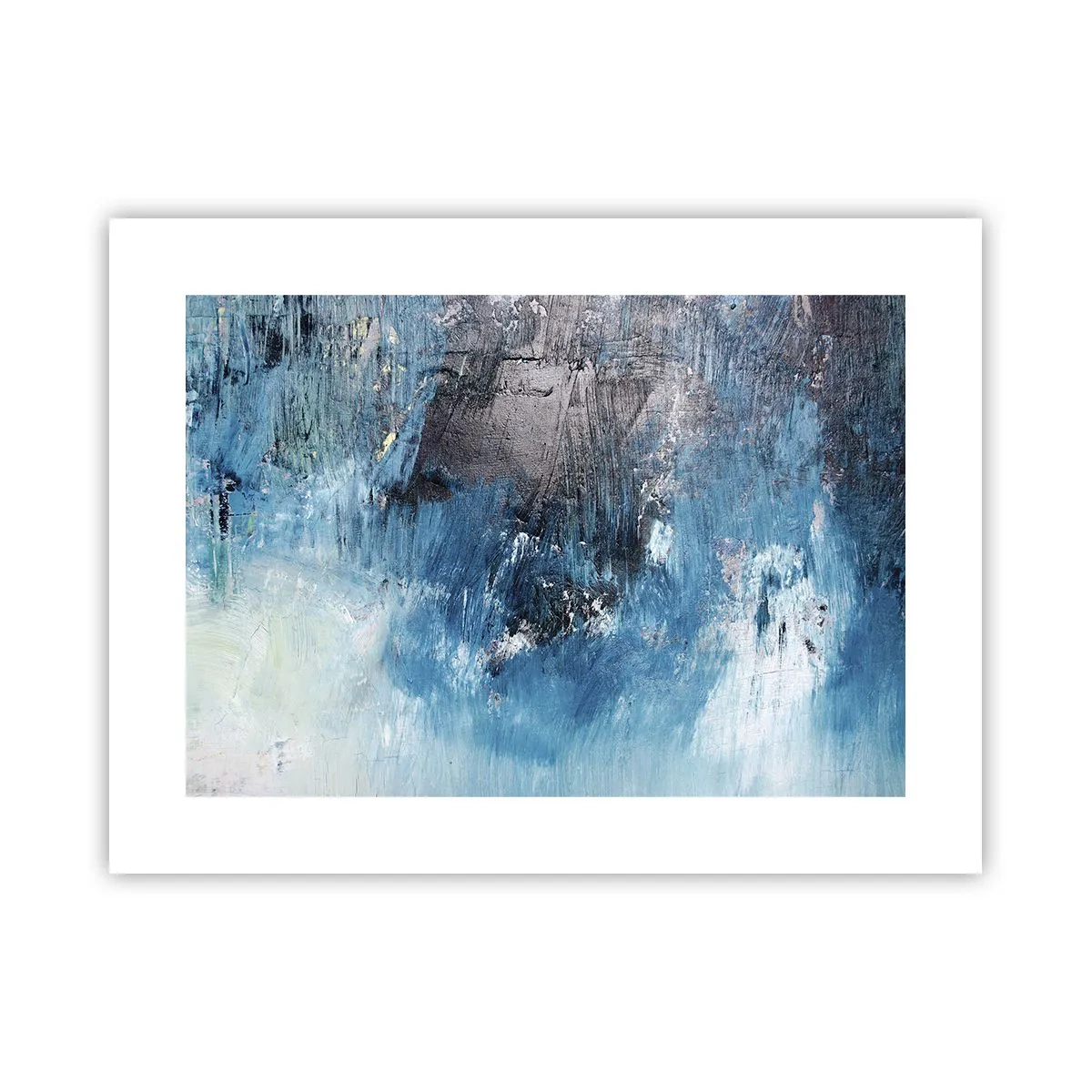 Affisch - Blå rapsodi - 40x30 cm