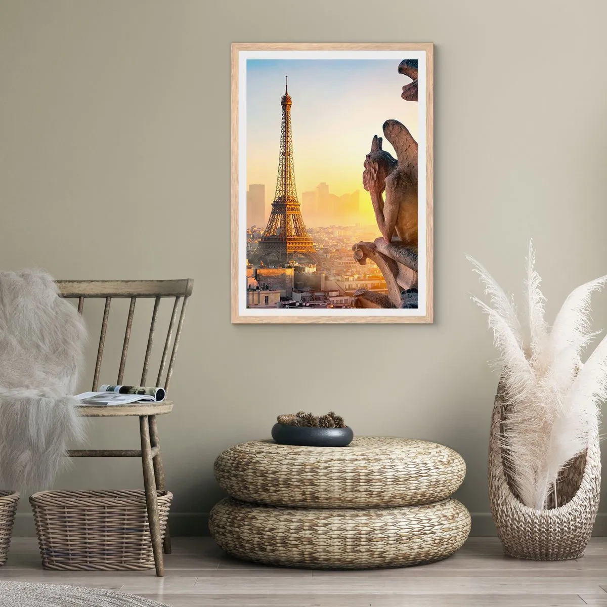 Affisch i ram av ljusek - En hel del har ändrats… - 40x50 cm