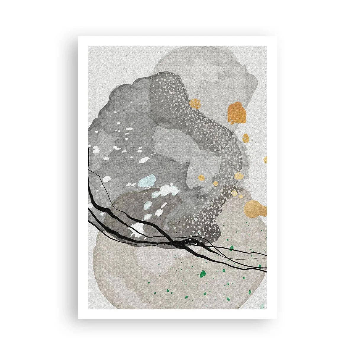 Affisch - Organisk komposition - 70x100 cm