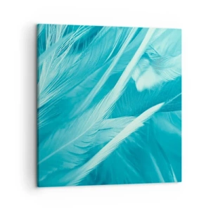 Canvastavla - Bild på duk - Drunkna i dun - 50x50 cm