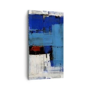 Canvastavla - Bild på duk - Det blåas hemlighet - 45x80 cm