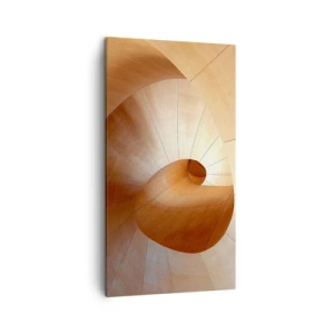 Canvastavla - Bild på duk - Arkitektonisk serpentin - 45x80 cm