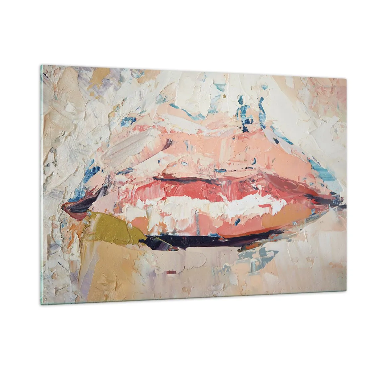 Glastavla - Bild på glas - Väcker sinnen - 120x80 cm