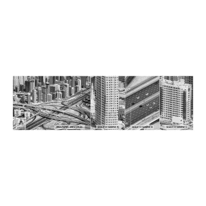 Provbit av fototapet Premium Canvas - Dubai - en omöjlig stad - Stad, Arkitektur, Metropol - 100x30 cm