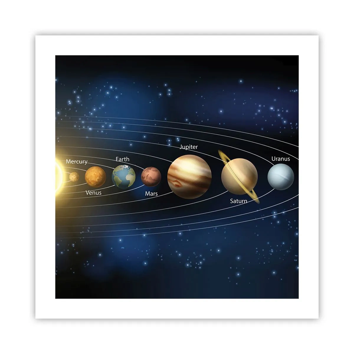 Affisch - En av tio - 50x50 cm