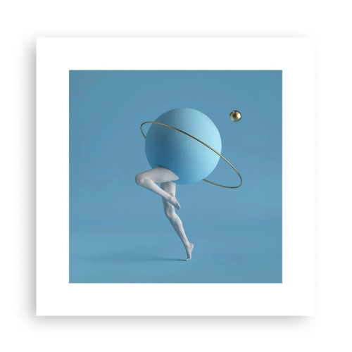 Affisch - Och planeterna blir galna - 30x30 cm