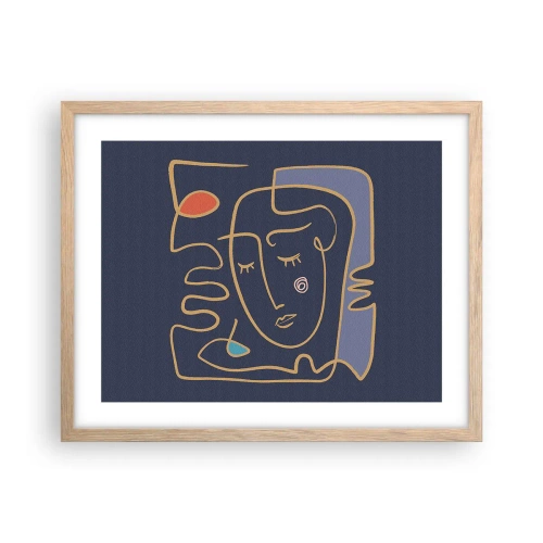 Affisch i ram av ljusek - I drömmarnas värld - 50x40 cm