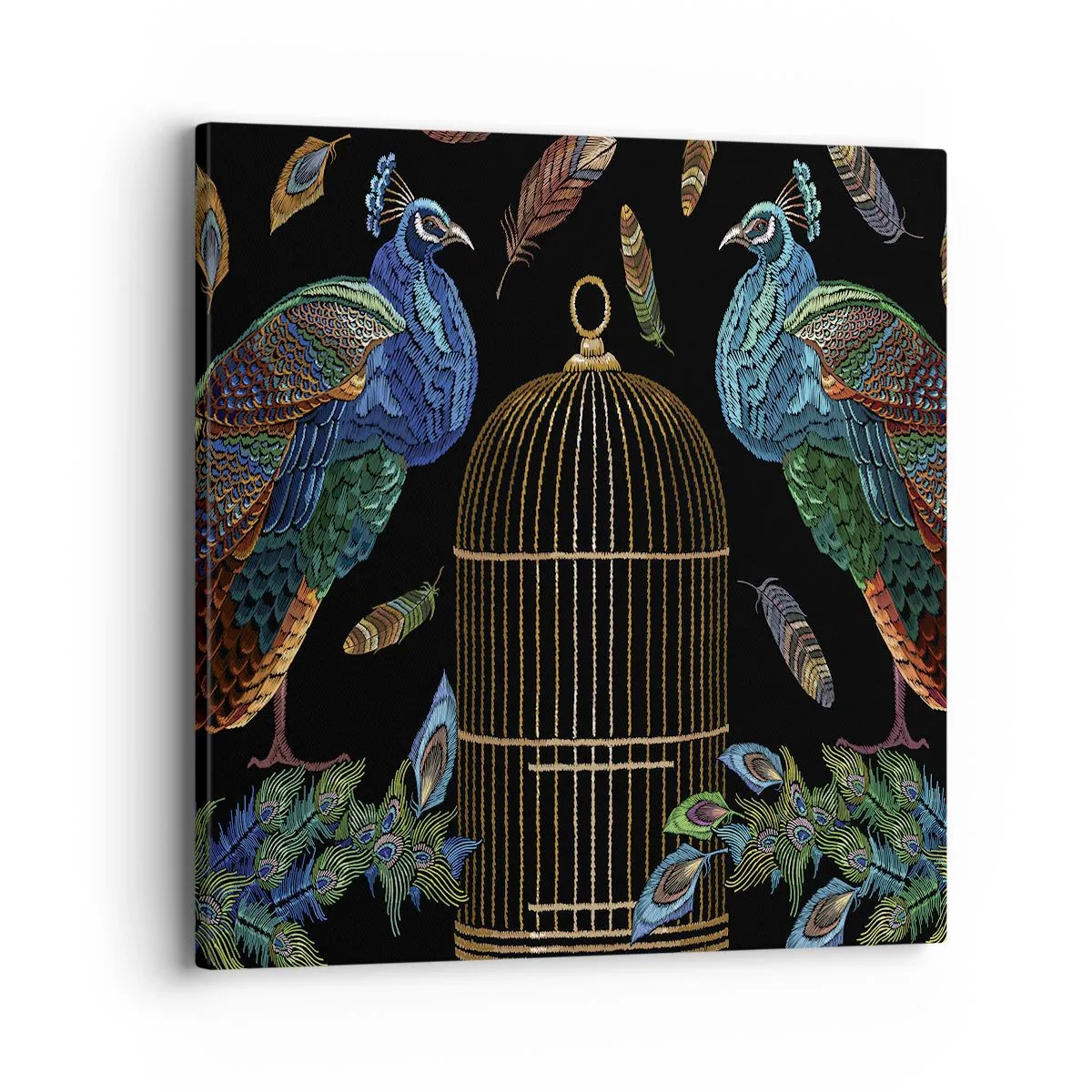 Canvastavla - Bild på duk - I kungliga kläder - 40x40 cm