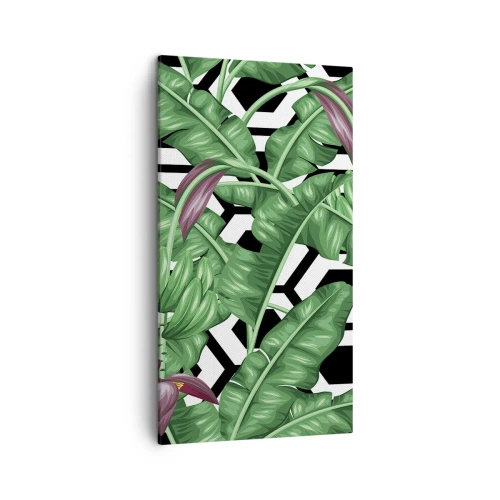 Canvastavla - Bild på duk - Symmetrisk komposition från naturen - 45x80 cm