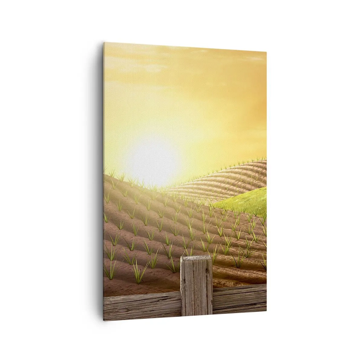 Canvastavla - Bild på duk - Sagolik farm - 80x120 cm