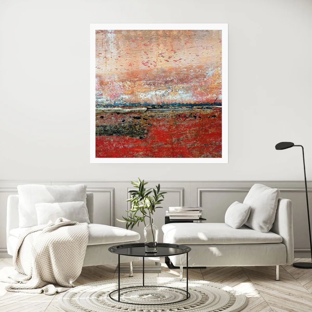 Affisch - Kanske är det havet - 60x60 cm