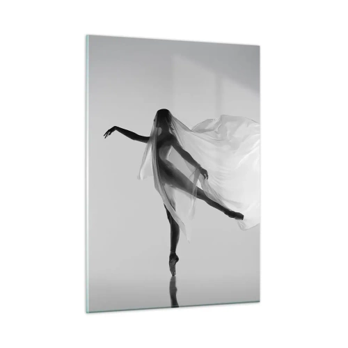 Glastavla - Bild på glas - Lätthet och grace - 50x70 cm