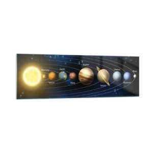 Glastavla - Bild på glas - En av tio - 160x50 cm