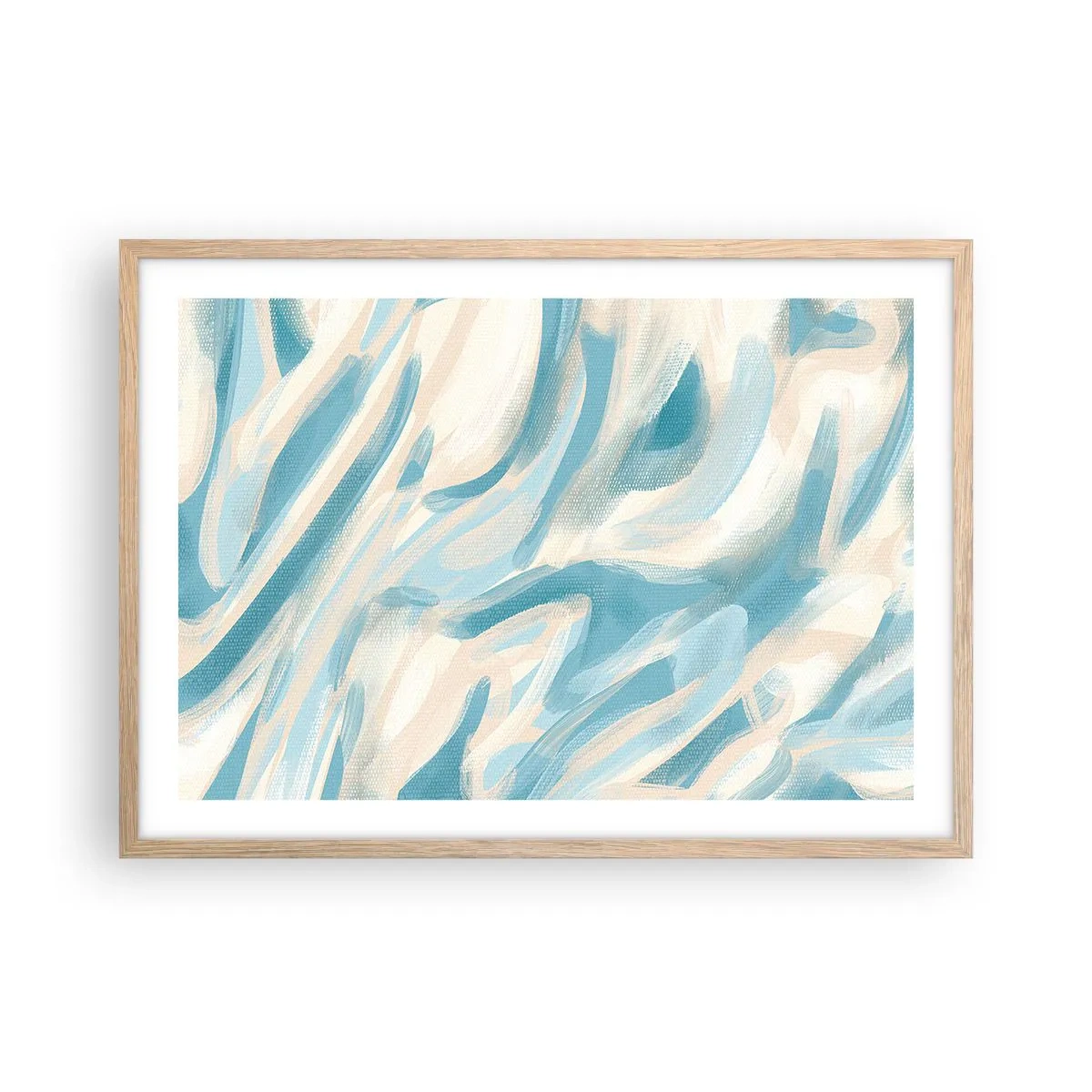 Affisch i ram av ljusek - Vårvindar - 70x50 cm