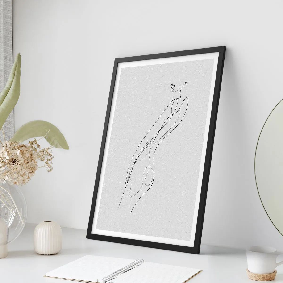 Affisch i svart ram - Bara en utfästelse - 61x91 cm