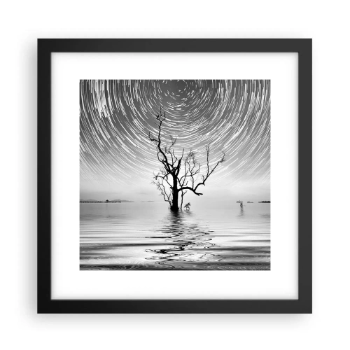 Affisch i svart ram - Naturens symfoni - 30x30 cm