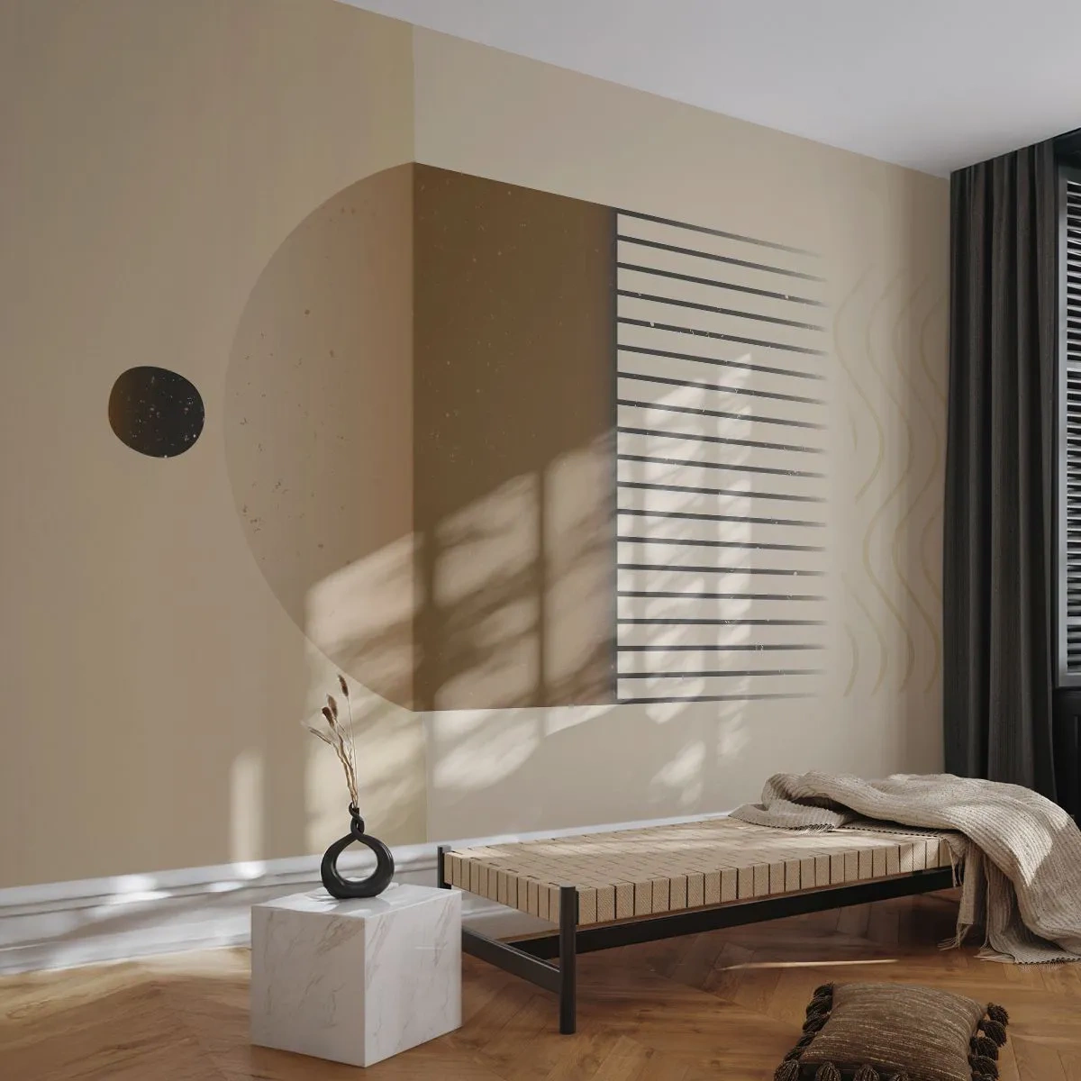 Fototapet Premium Canvas - Olika tillstånd - Abstraktion, Bit, Minimalism - 250x175 cm