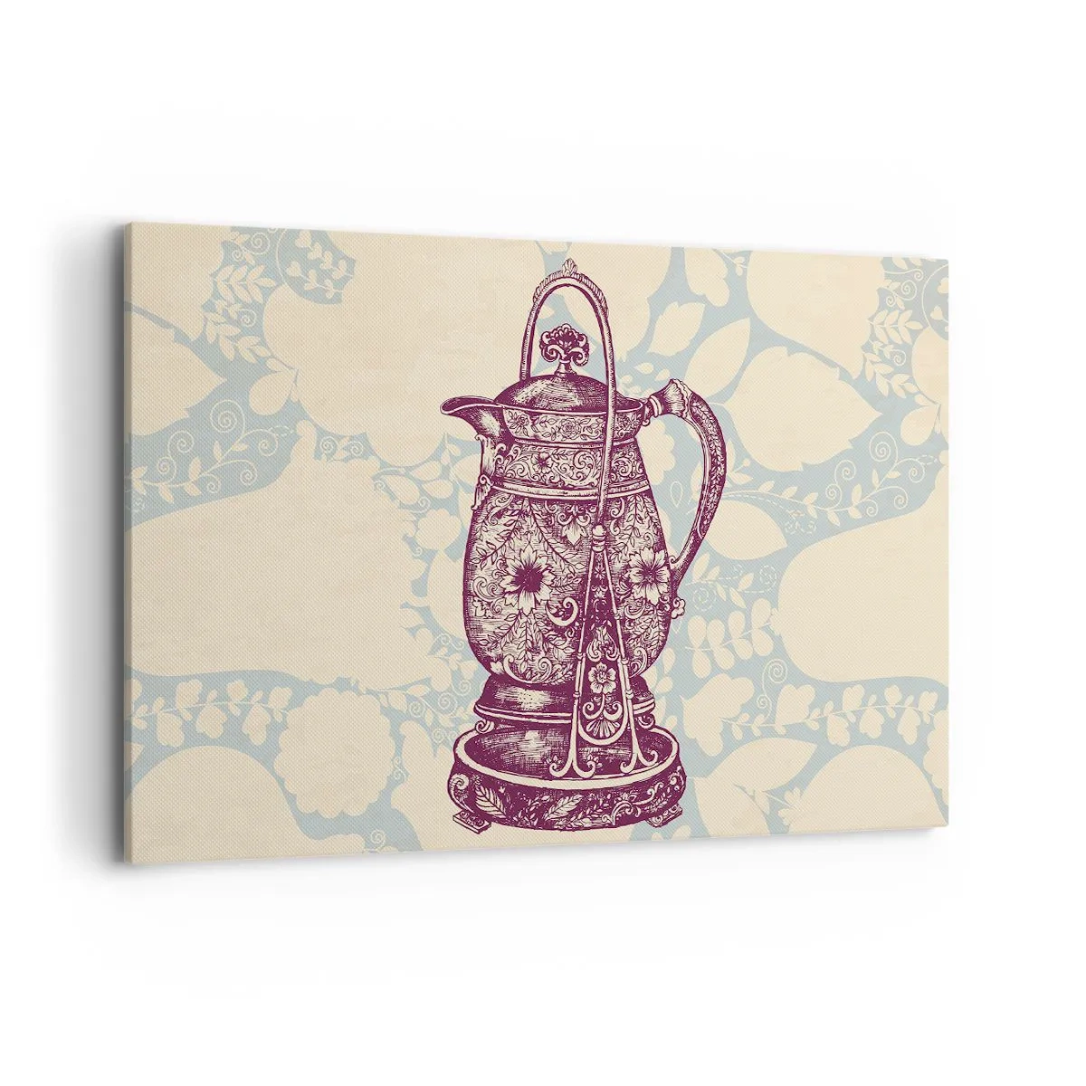 Canvastavla - Bild på duk - Skönhet av det vardagliga livet - 120x80 cm