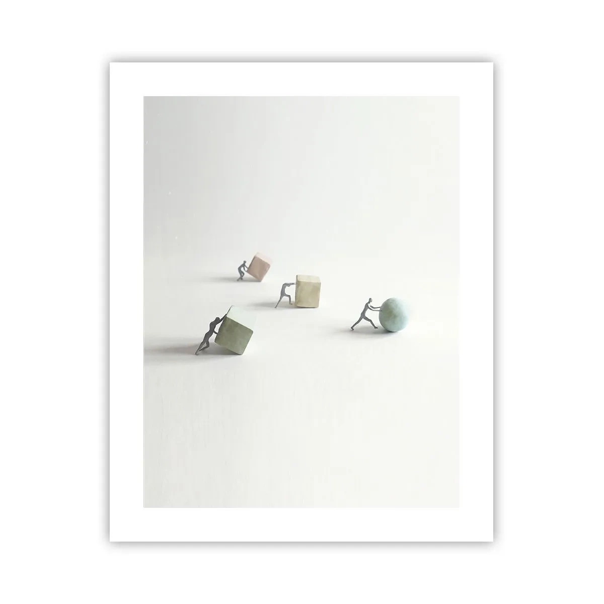 Affisch - Livet leker - 40x50 cm