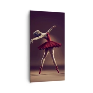 Canvastavla - Bild på duk - Prima ballerina - 65x120 cm