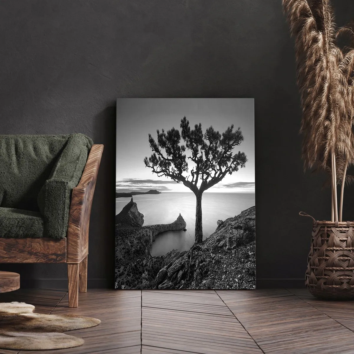 Canvastavla - Bild på duk - Ro enda fram till horisonten - 50x70 cm
