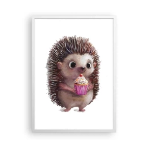 Affisch i vit ram - Varje dag är helgdag - 50x70 cm