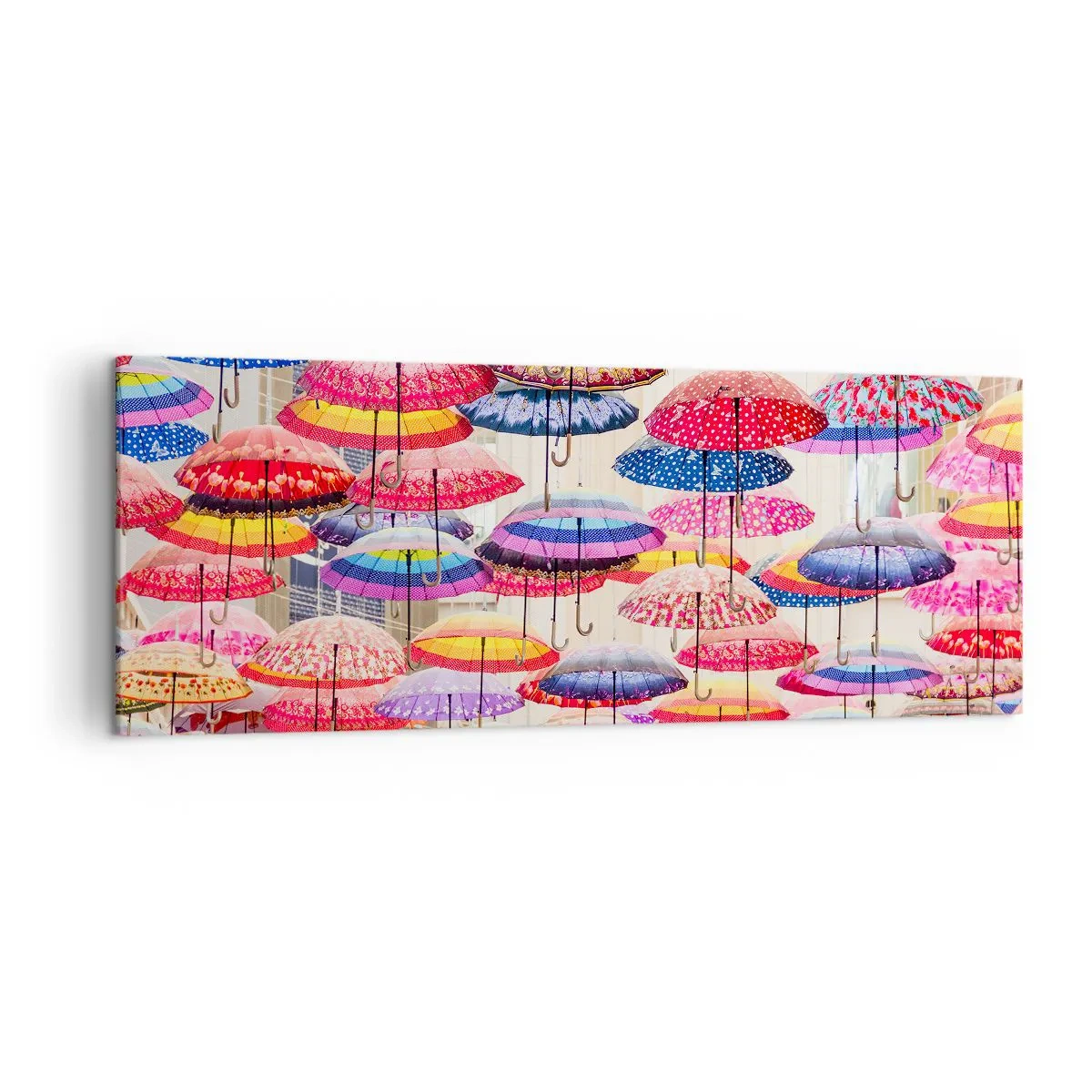 Canvastavla - Bild på duk - Stadsäng - 140x50 cm