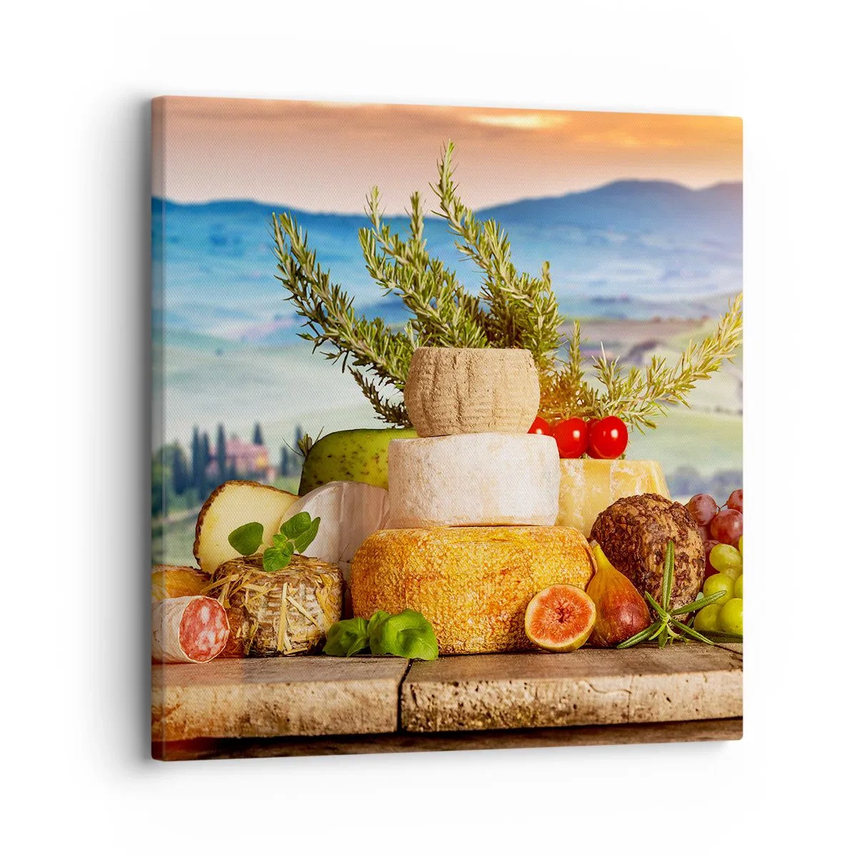 Canvastavla - Bild på duk - Italiensk livsglädje - 30x30 cm