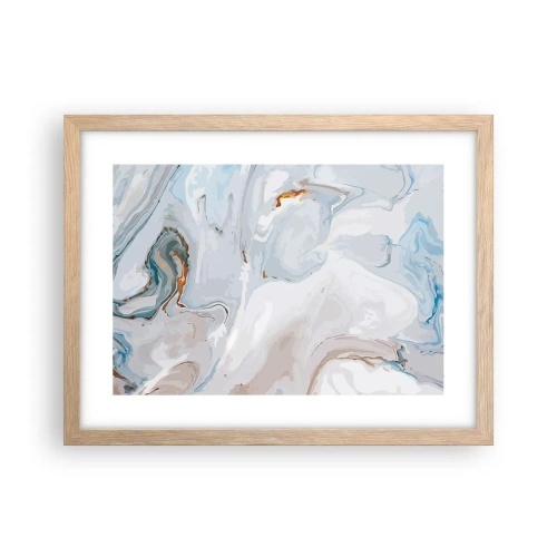 Affisch i ram av ljusek - Utbuktande vithet - 40x30 cm