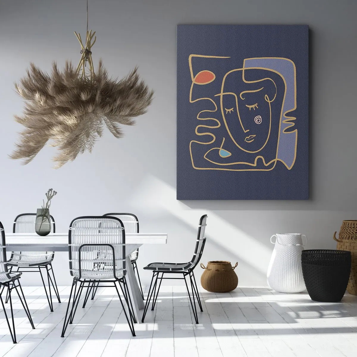 Canvastavla - Bild på duk - I drömmarnas värld - 80x120 cm