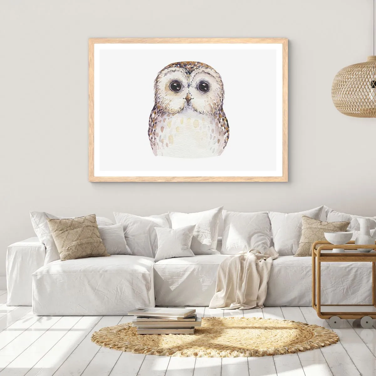 Affisch i ram av ljusek - Titta i mina ögon - 50x40 cm