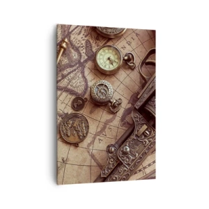 Canvastavla - Bild på duk - Äventyret kallar - 70x100 cm