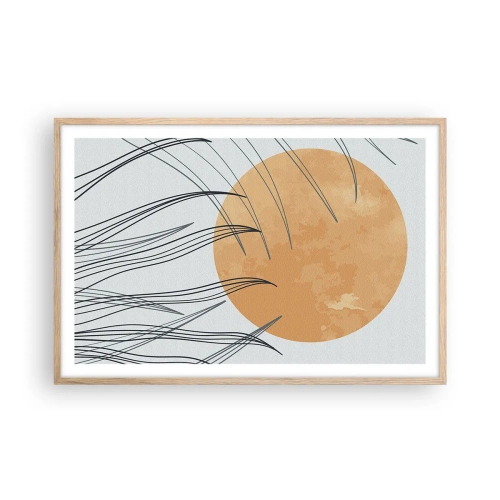Affisch i ram av ljusek - Alltid mot solen - 91x61 cm