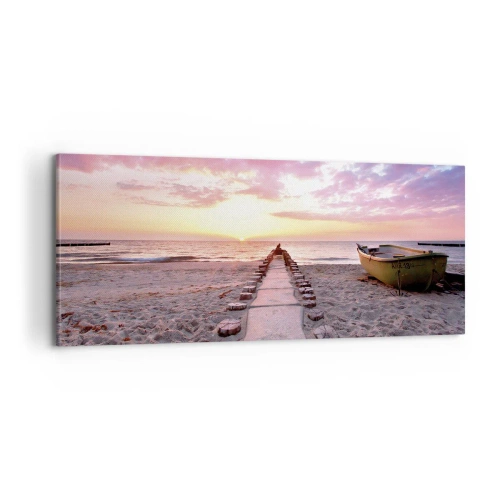 Canvastavla - Bild på duk - En stund av djup upplevelse - 100x40 cm