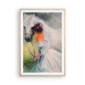 Affisch i ram av ljusek - Ur en vacker dröm - 61x91 cm