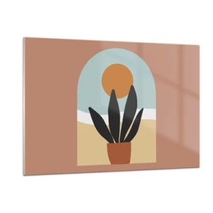 Glastavla - Bild på glas - Små glädje - 120x80 cm