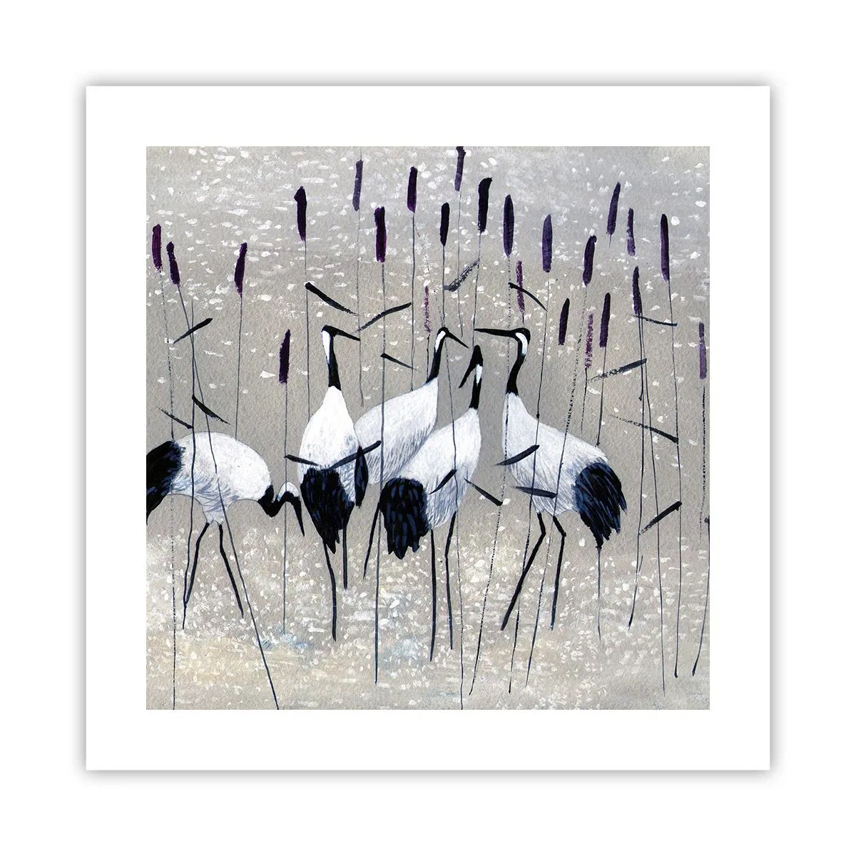 Affisch - Bland sina - 40x40 cm