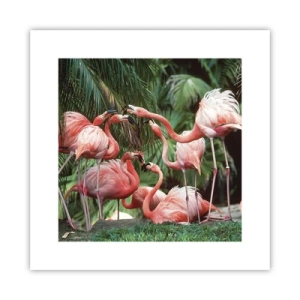 Affisch - Eftermiddags skvaller - 30x30 cm